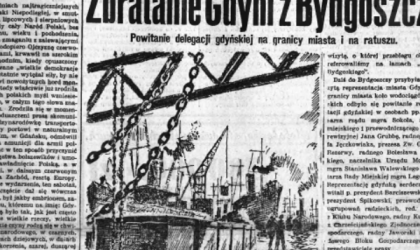 85 lat temu mówiono już o bliskiej współpracy Bydgoszczy z Gdynią